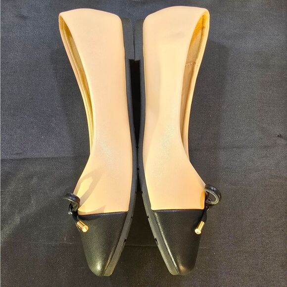 BRAND NEW CHARLES ALBERT TWO TONE BALLET BOWNOT FLAT SHOE - Picture 8 of 16